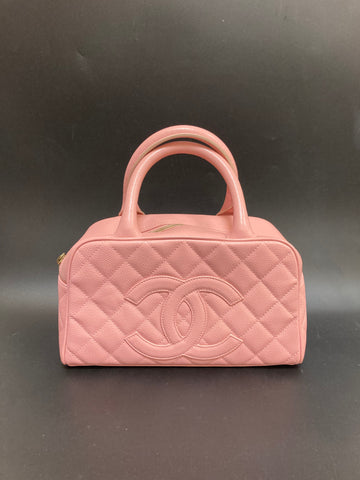 CHANEL Timeless Bowling Bag Pink